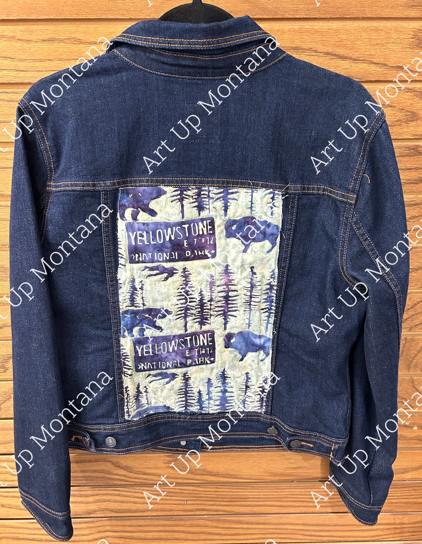 Dark Demin Jacket ~ Yellowstone Qilted